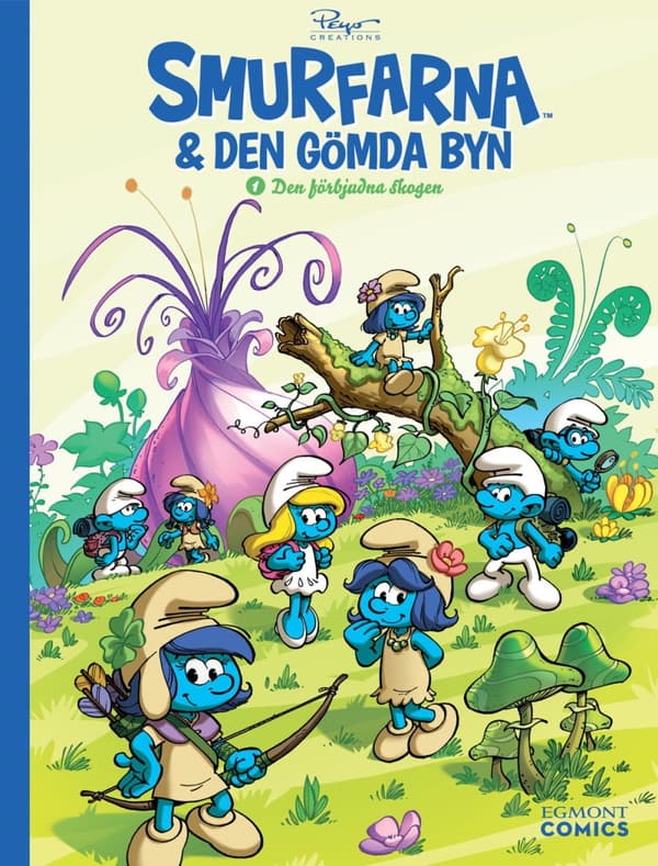 Smurfarna Och Den Gömda Byn. Den Förbjudna Skogen (Bok)