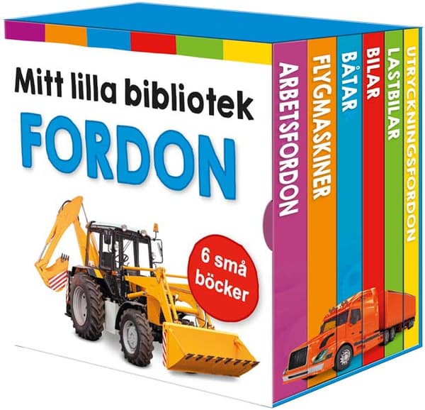 Mitt Lilla Bibliotek. Fordon - 6 Små Böcker (Bok)