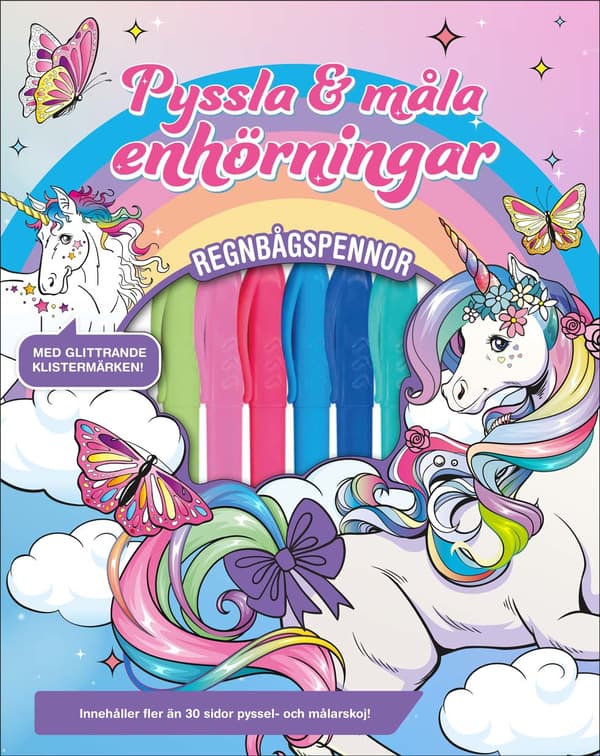 Pyssla Och Måla Enhörningar (Bok)