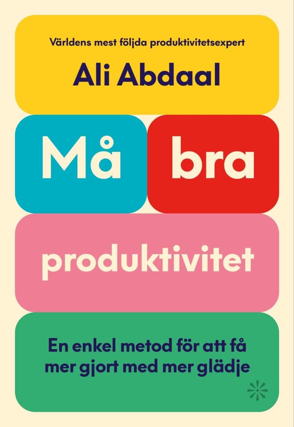 Må Bra-produktivitet - En Enkel Metod För Att Få Mer Gjort Med Mer Glädje (Bok)