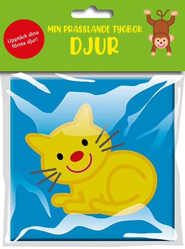 Min Prasslande Tygbok - Djur (Bok)