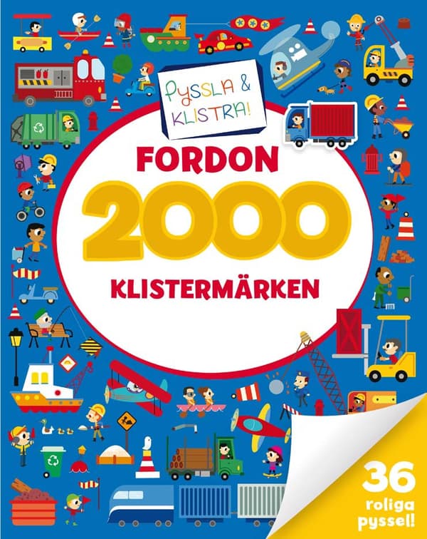 2000 Klistermärken- Fordon (Bok)