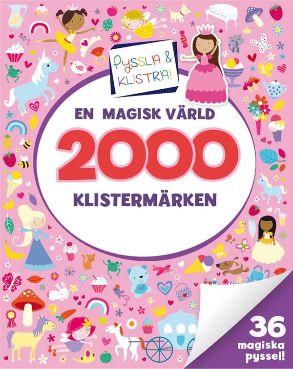 2000 Klistermärken. En Magisk Värld (Bok)