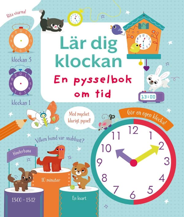 Lär Dig Klockan - En Pysselbok Om Tid (Bok)
