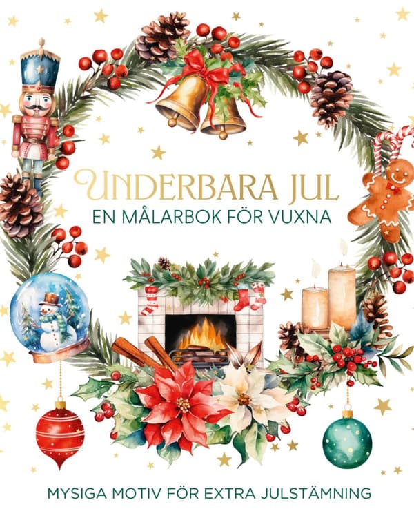 Underbara Jul - En Målarbok För Vuxna (Bok)