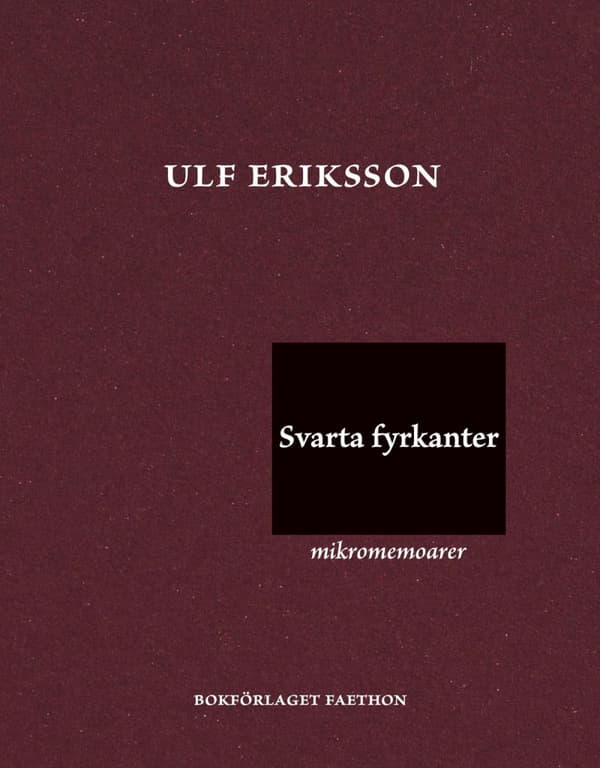 Svarta Fyrkanter - Mikromemoarer (Bok)