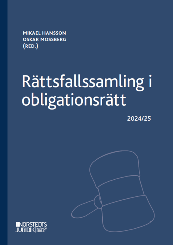 Rättsfallssamling I Obligationsrätt - 2024/25 (Bok)