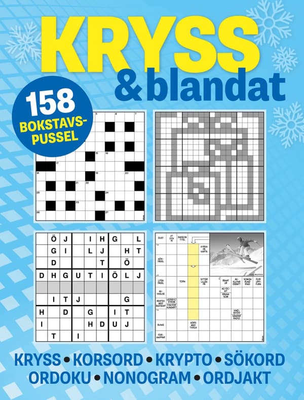 Kryss & Blandat (ljusblå) (Bok)