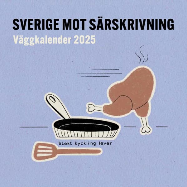 Sverige Mot Särskrivning - Väggkalender 2025 (Bok)