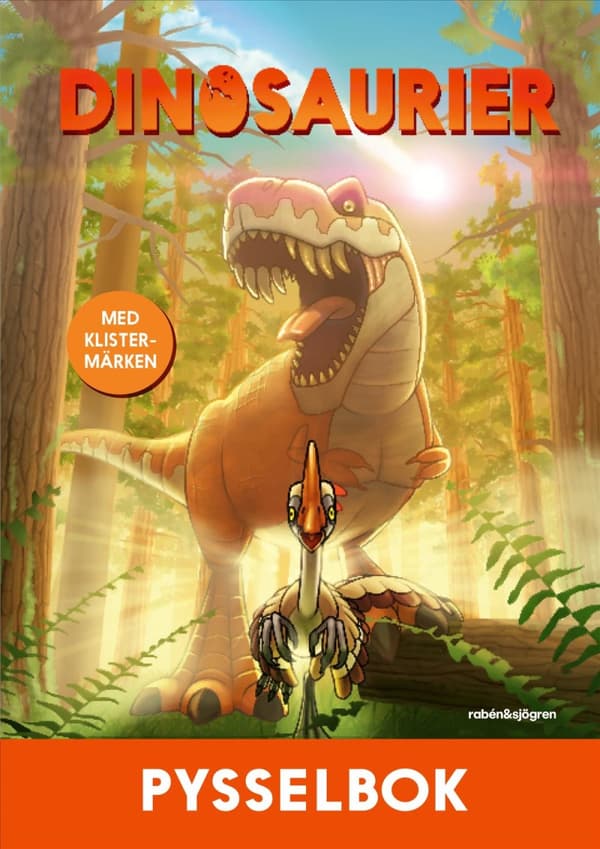 Dinosaurier Pysselbok - Med Klistermärken (Bok)