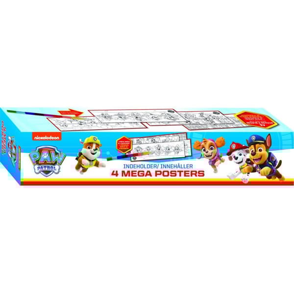 Paw Patrol Mega Posters (Bok)