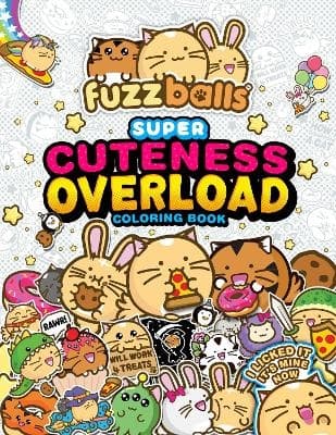 Fuzzballs Super Cuteness Overload Coloring Book (Bok)