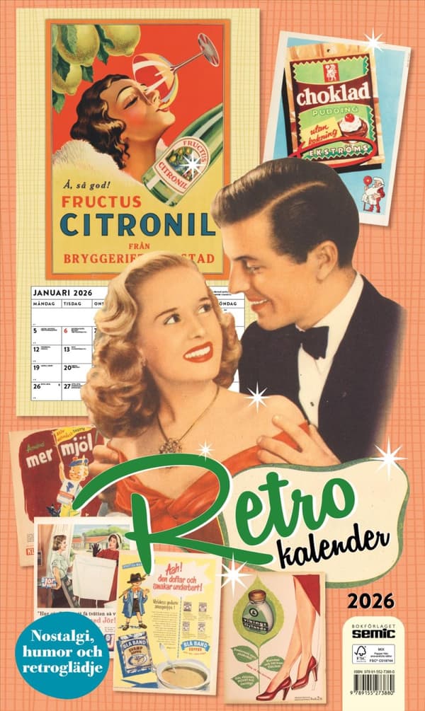 Retrokalender 2026 (Bok)