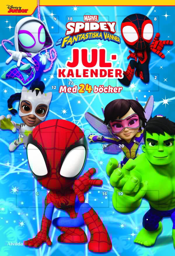 Marvel - Spidey & His Friends - Julkalender (Bok)