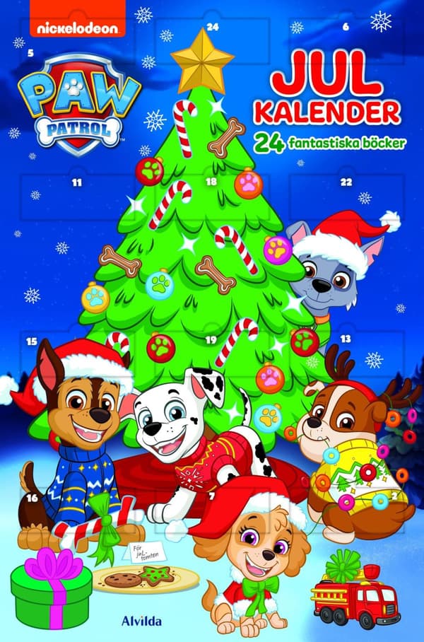 Paw Patrol - Julkalender (Bok)