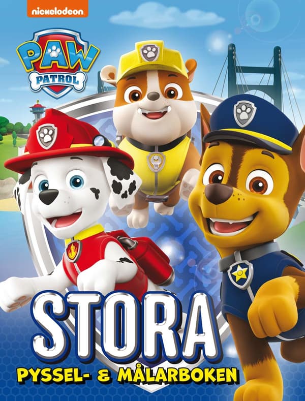 Paw Patrol. Stora Pyssel- & Målarboken (Bok)