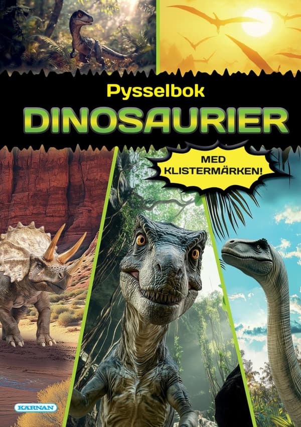 Pysselbok Dinosaurier (Bok)