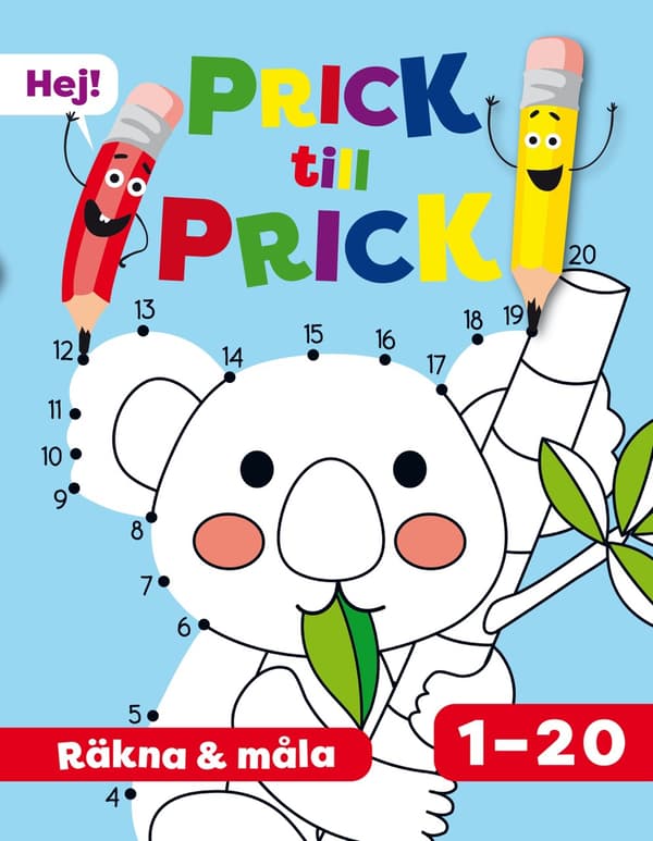 Prick Till Prick - Räkna Och Måla (Bok)