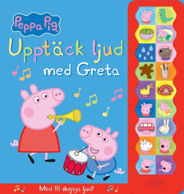 Upptäck Ljud Med Greta - Med 18 Skojiga Ljud (Bok)