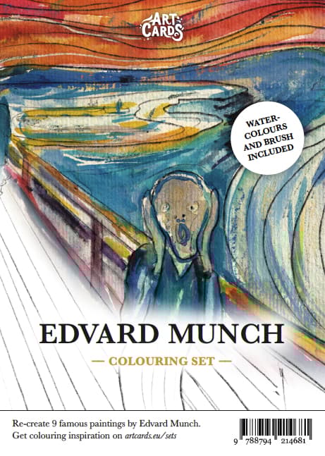 Artcards- Edvard Munch (Bok)