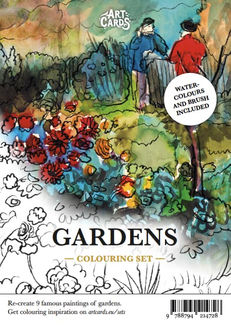 Artcards- Gardens (Bok)