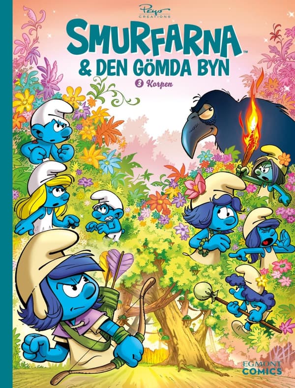 Smurfarna Och Den Gömda Byn - Korpen (Bok)