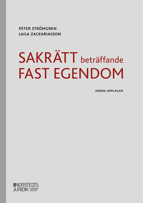 Sakrätt Beträffande Fast Egendom (Bok)