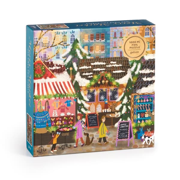 Joy Laforme Merry Market 1000 Piece Foil Puzzle in 9780735383128