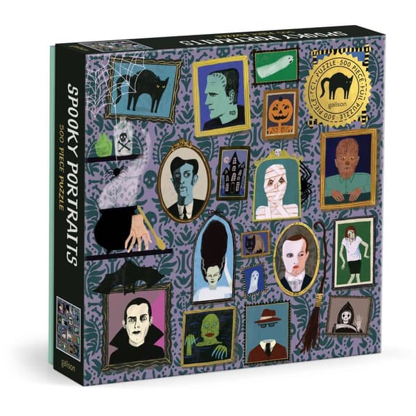 Spooky Portraits 500 Piece Foil Puzzle 9780735382732