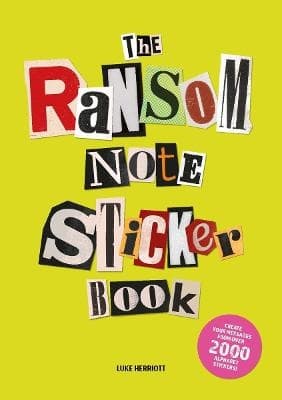 The Ransom Note Sticker Book (Bok)