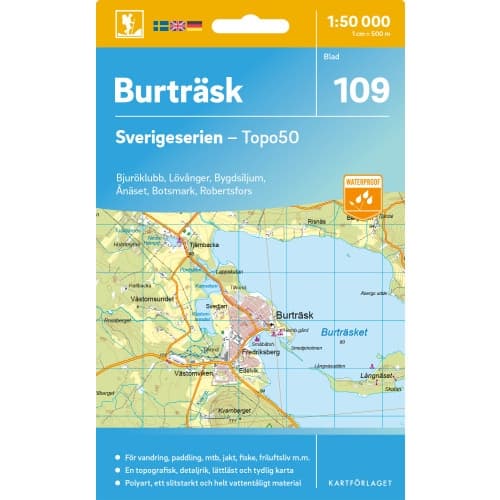 109 Burträsk Sverigeserien Topo50