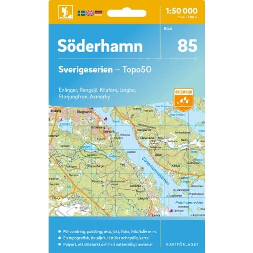 85 Söderhamn Sverigeserien Topo50