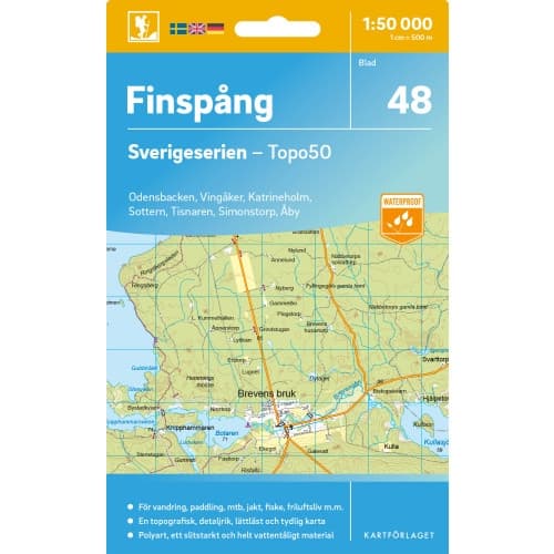 48 Finspång Sverigeserien Topo50