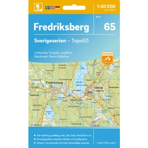 65 Fredriksberg Sverigeserien Topo50