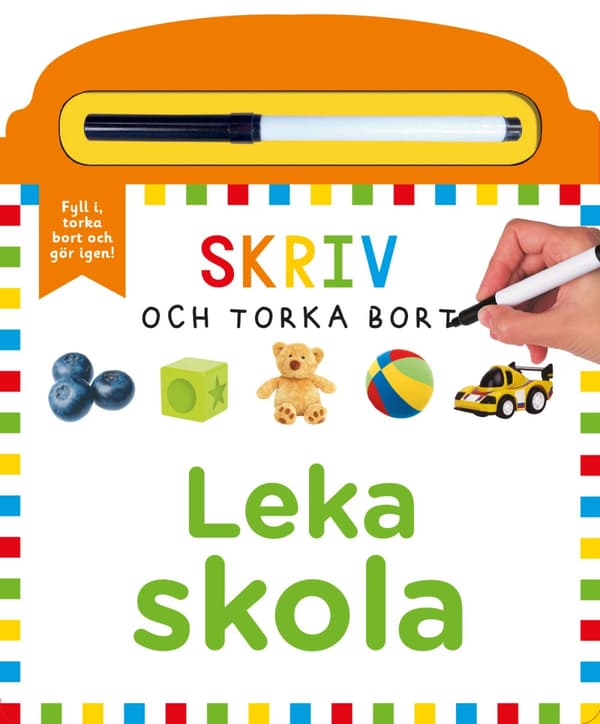 Skriv Och Torka Bort- Leka Skola (Bok)