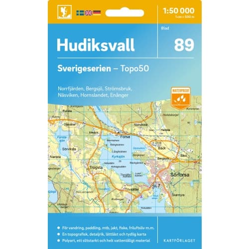 89 Hudiksvall Sverigeserien Topo50