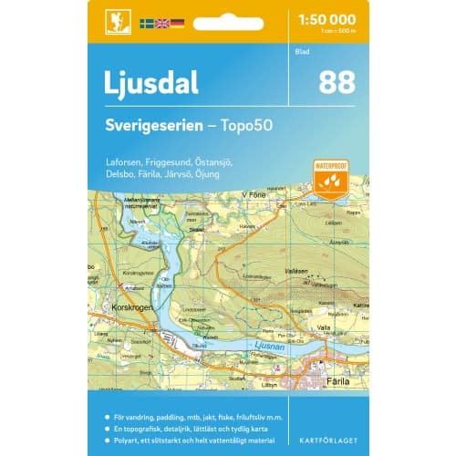 88 Ljusdal Sverigeserien Topo50