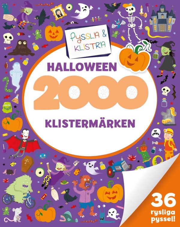 2000 Klistermärken. Halloween (Bok)
