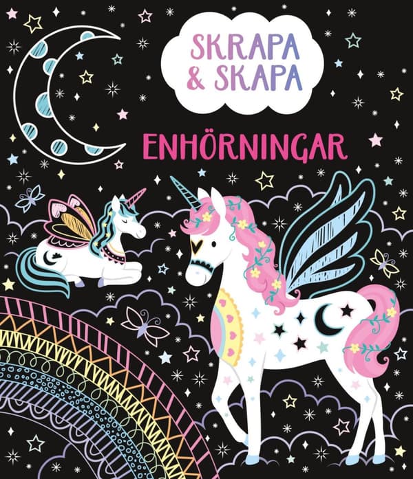 Skrapa & Skapa- Enhörningar (Bok)