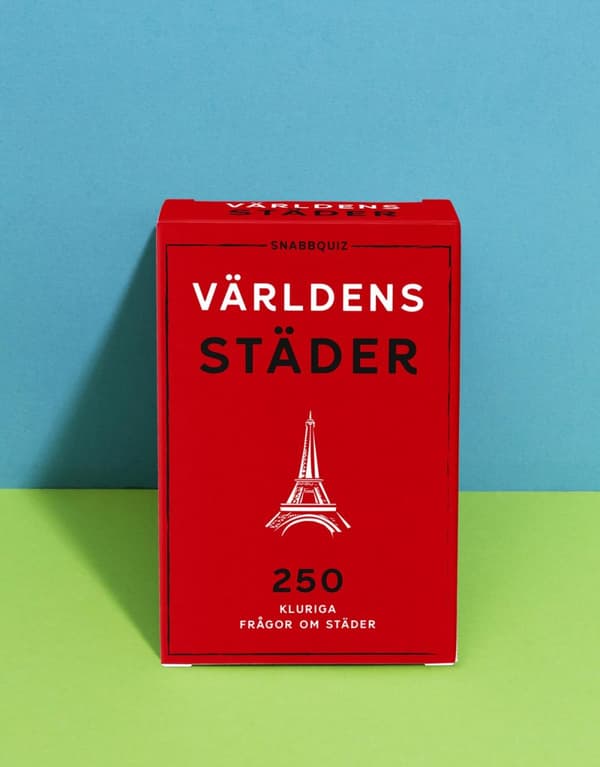 Världens Städer - Snabbquiz (Bok)
