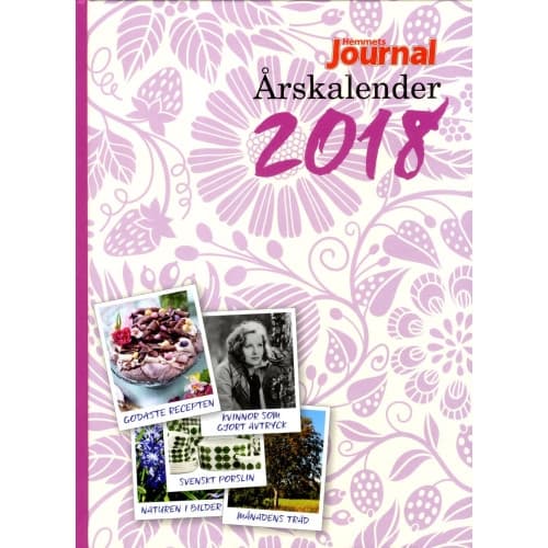 Hemmets Journals årskalender 2018 (inbunden)