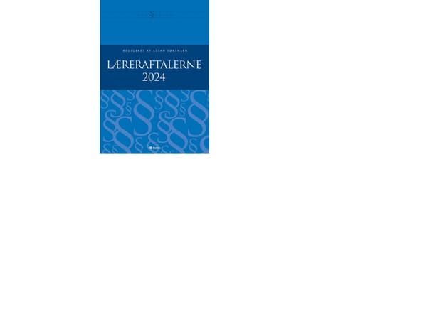 Læreraftalerne 2024 | Allan Sørensen