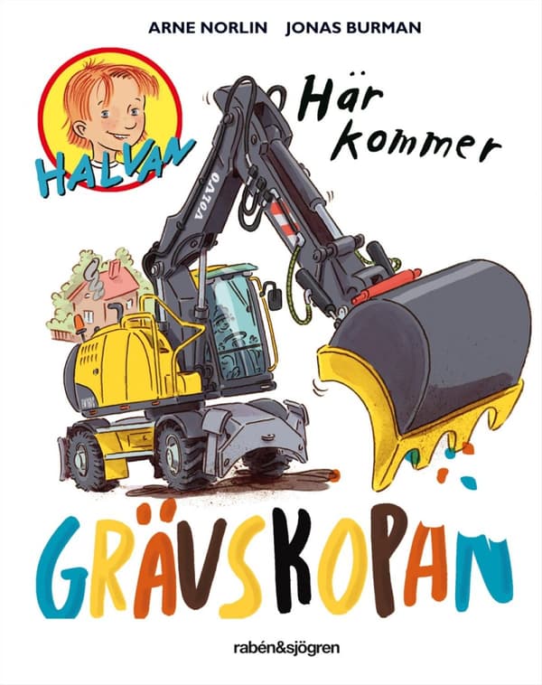 Här Kommer Grävskopan (Bok)