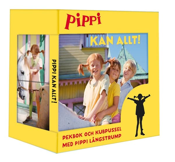 Pippi Kan Allt - Pekbok Och Kubpussel (Bok)