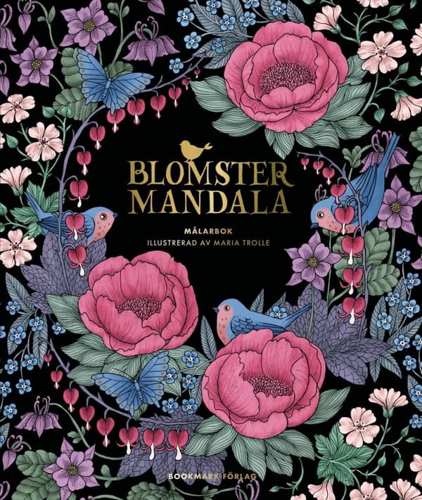 Blomstermandala - Målarbok (Bok)