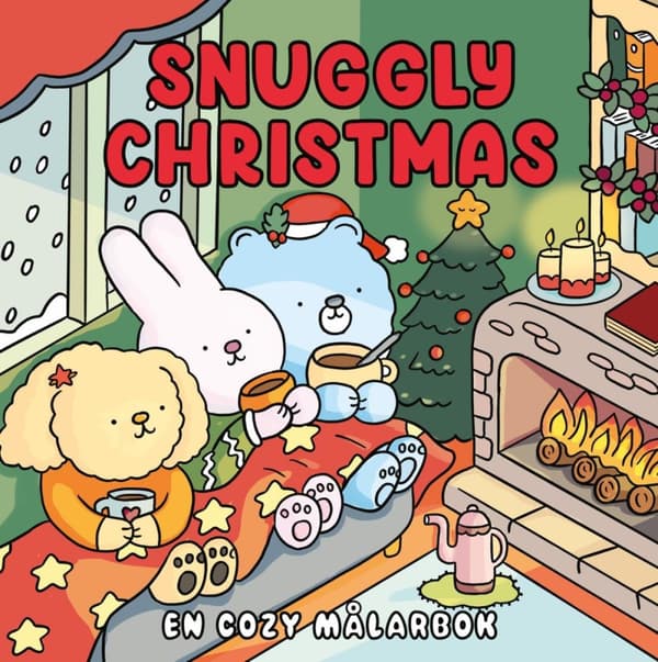 Snuggly Christmas - En Cozy Målarbok (Bok)