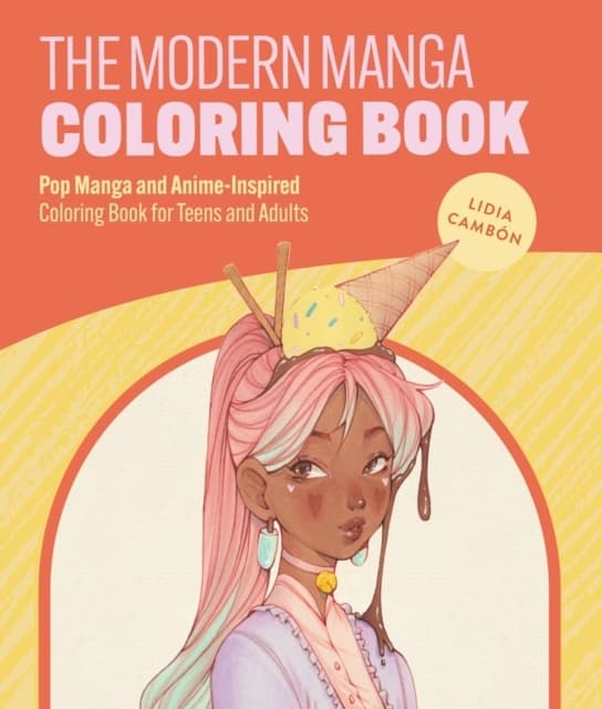 The Modern Manga Coloring Book (Bok)