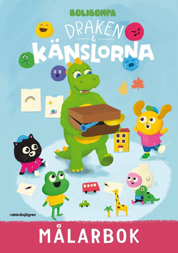 Draken Och Känslorna Målarbok (Bok)