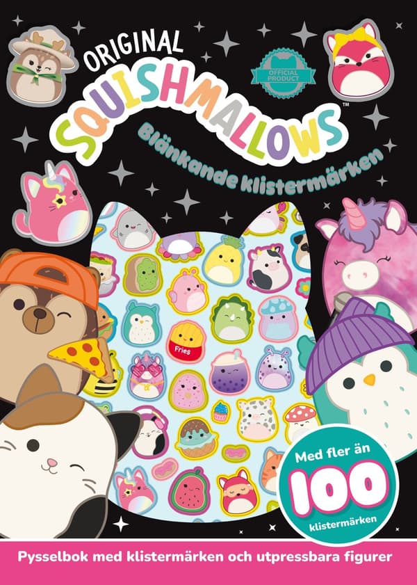 Squishmallows. Blänkande Klistermärken (Bok)