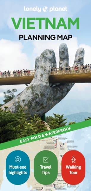 Lonely Planet Vietnam Planning Map (Bok)
